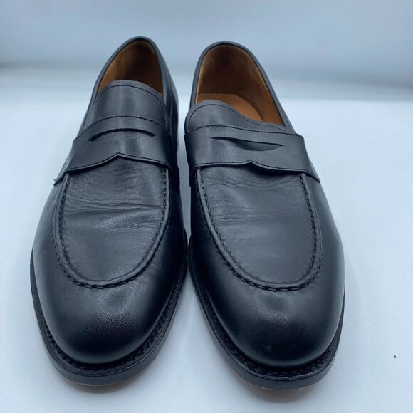 Allen Edmonds Westchester Loafers Mens 10.5 D Penny Black Leather Shoe Classic main image 6